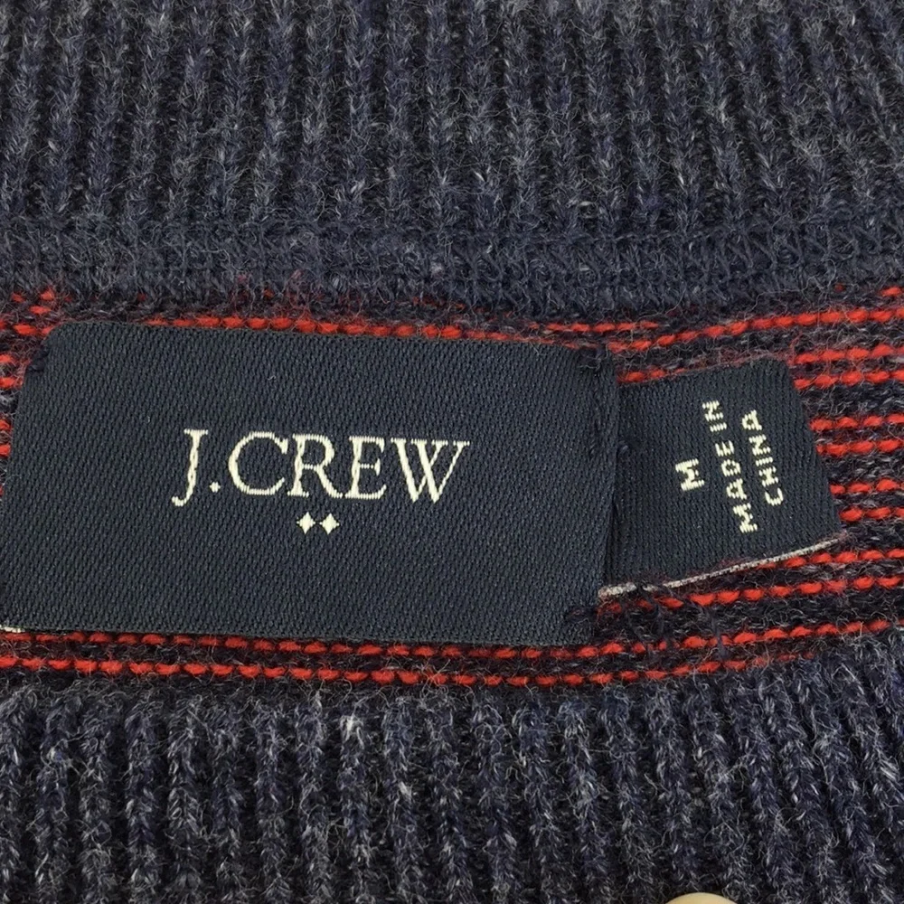 J.Crew Crew Neck Long Sleeve CottonSweater Size M EXCELLENT Condition
